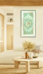 Minimalist,Composition,Of,Living,Room,With,Wooden,Commode,,Table,Lamp,