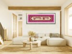 Mockup,Wall,In,The,Living,Room.,Copy,Space,,3d,Rendering.
